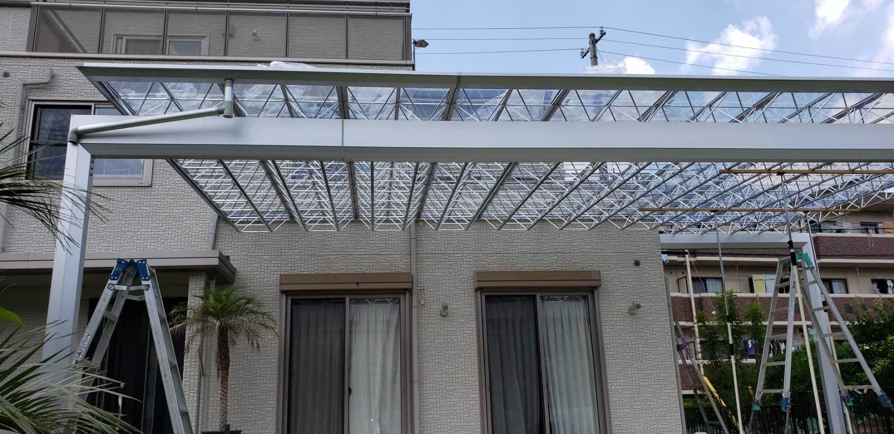 カーポート新設工事 | 名古屋市北区のエクステリア工事ならイズ美