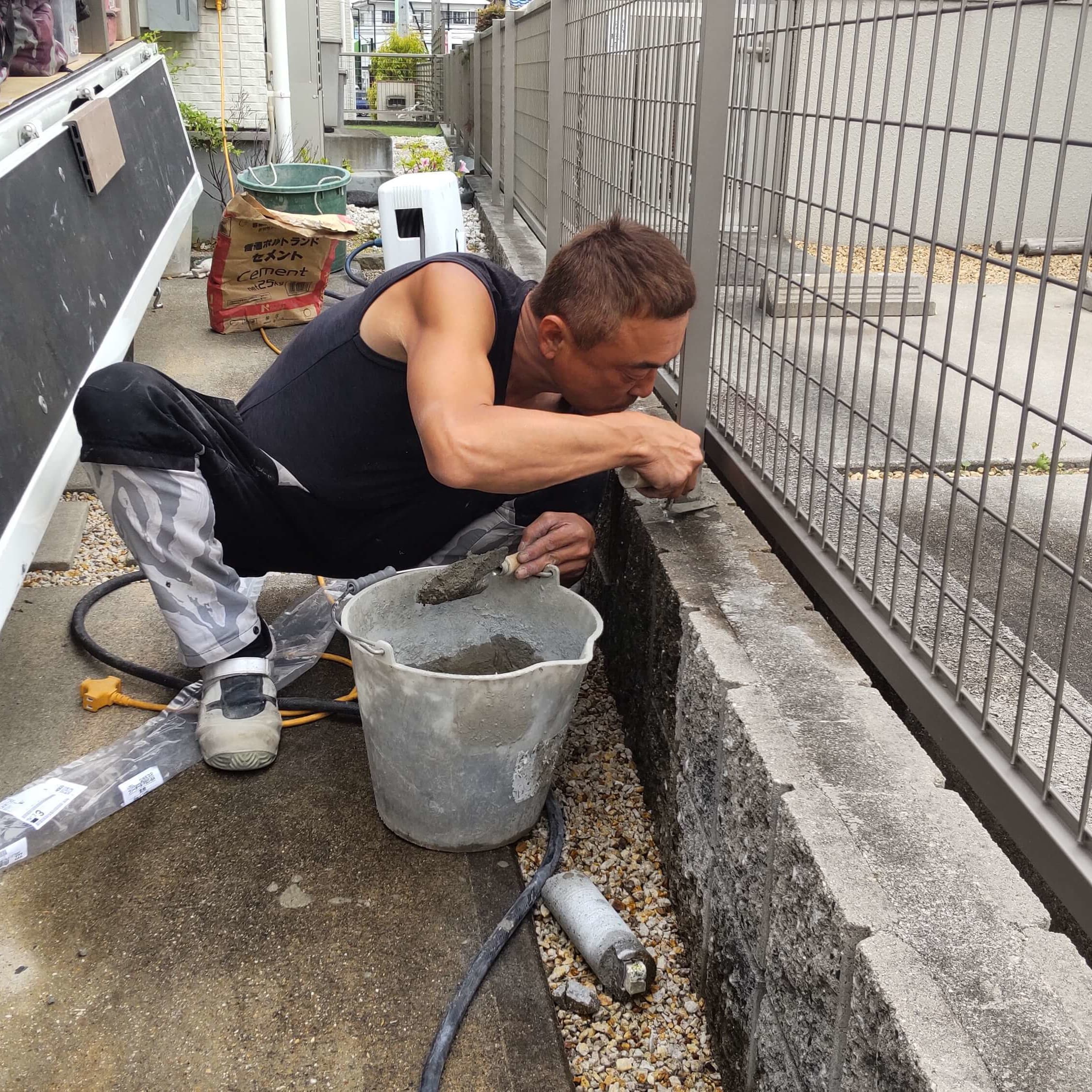 フェンス修理 名古屋市北区 | 名古屋市北区でエクステリア工事ならイズ美