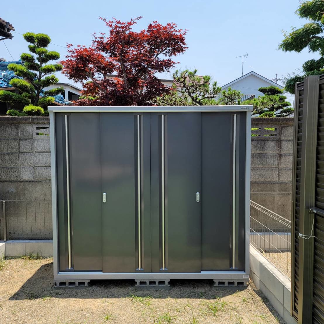 物置設置 名古屋市北区 | 名古屋市北区でエクステリア工事ならイズ美