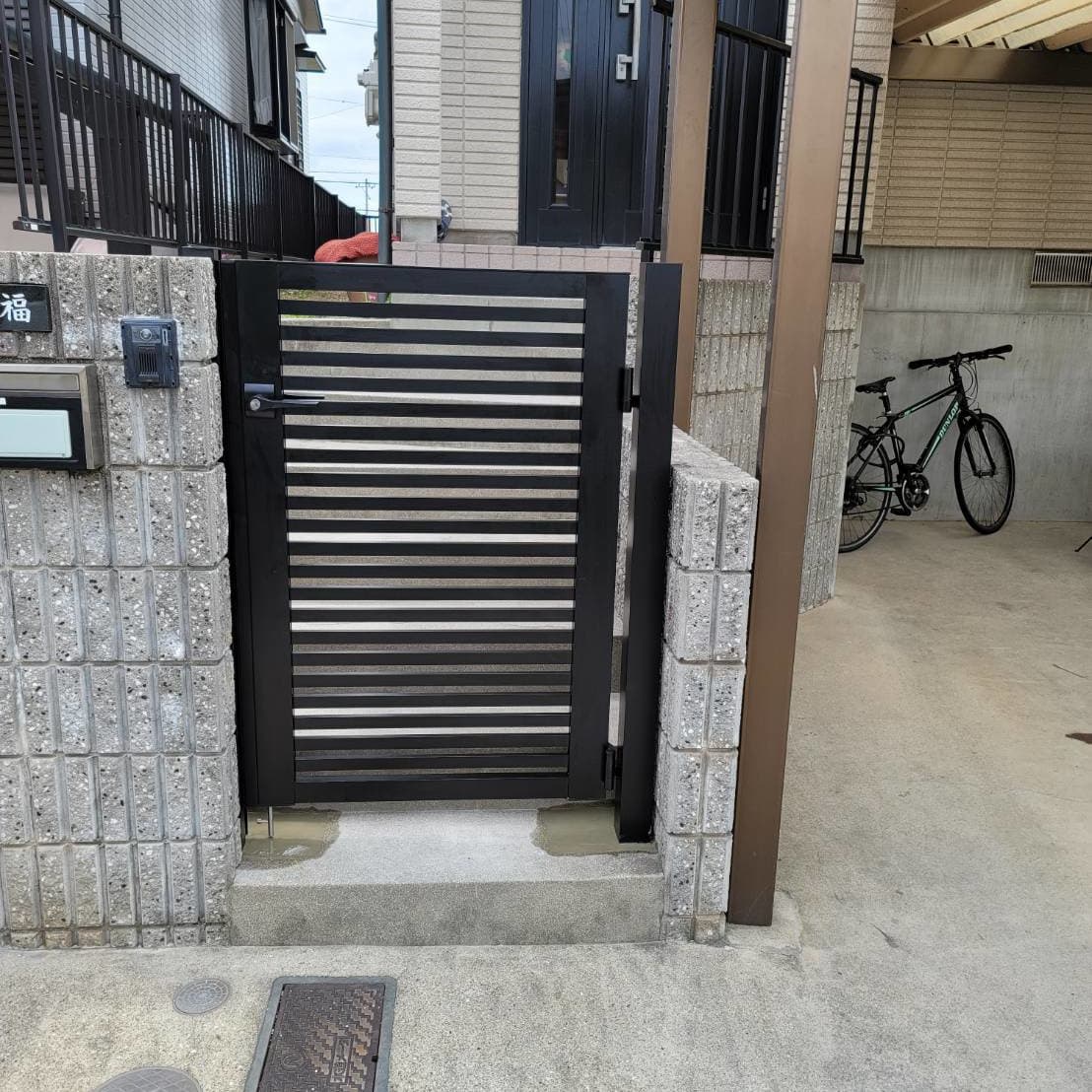 門扉新設・取替え 名古屋市北区 | 名古屋市北区でエクステリア工事ならイズ美