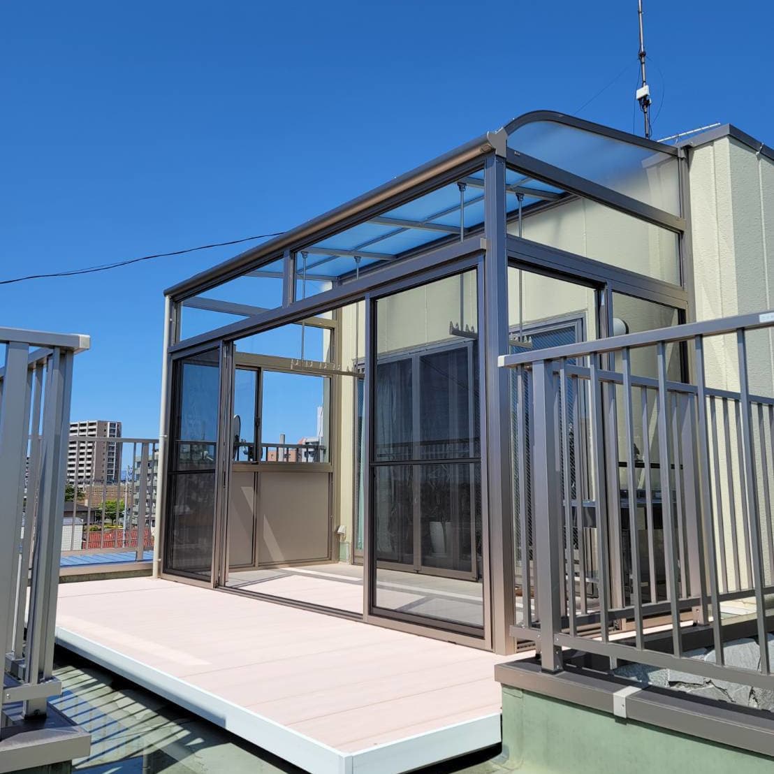 サンルーム新設・取替え 名古屋市北区 | 名古屋市北区でエクステリア工事ならイズ美