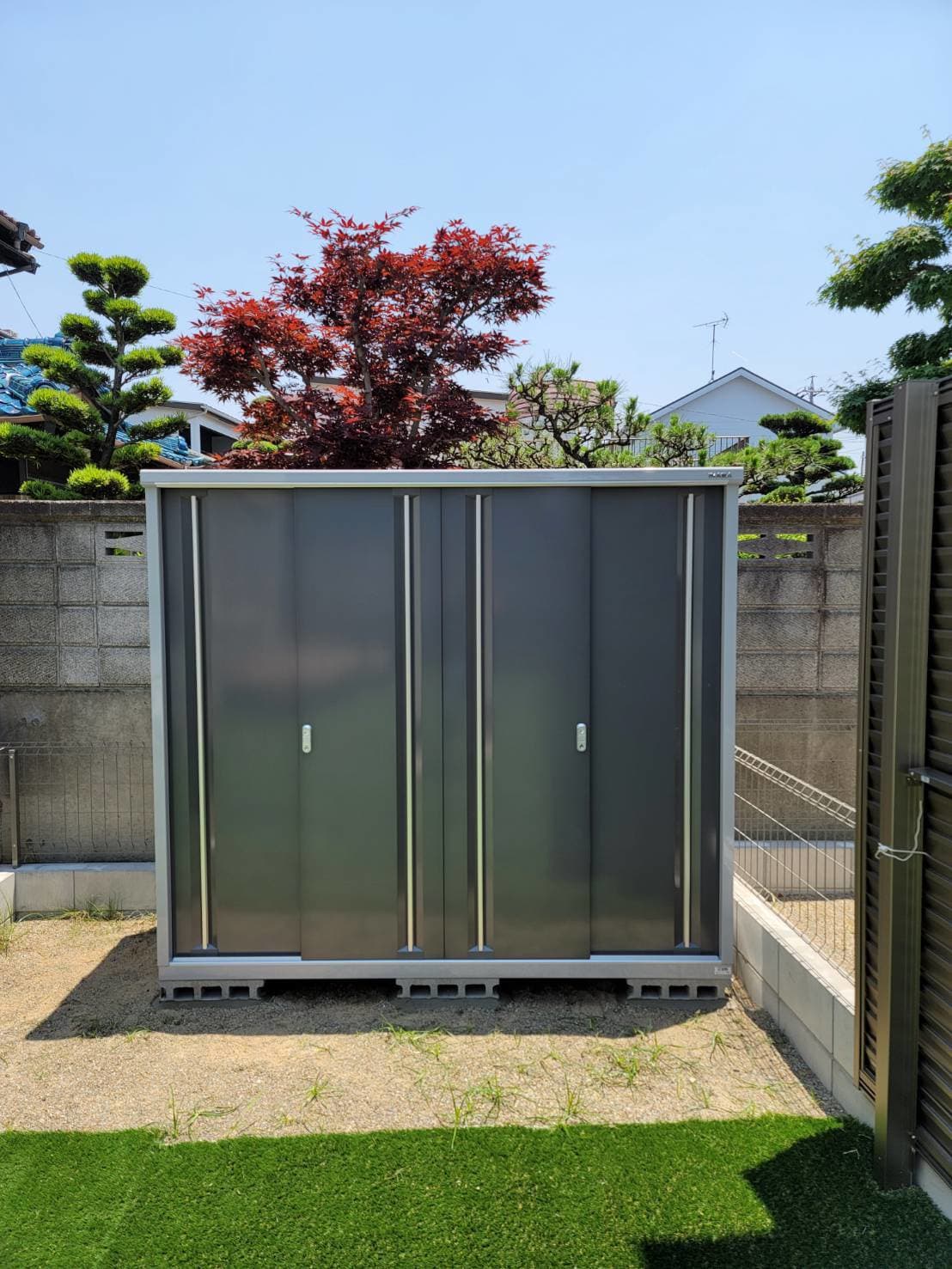 物置設置 | 名古屋市北区のエクステリア工事ならイズ美