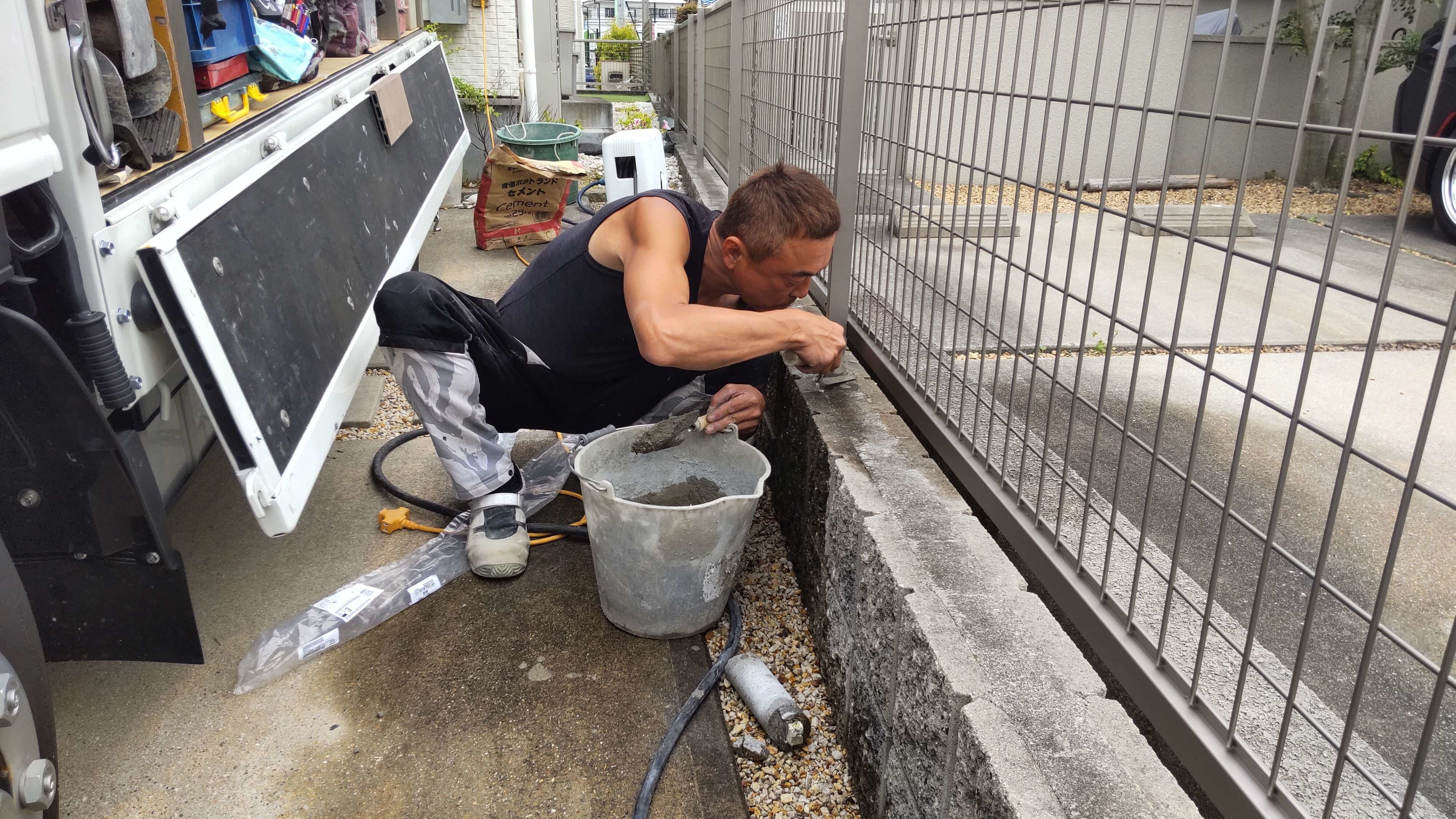 フェンス修理 名古屋市北区 | 名古屋市北区でエクステリア工事ならイズ美