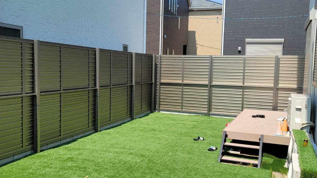 人工芝張り 名古屋市北区 | 名古屋市北区でエクステリア工事ならイズ美