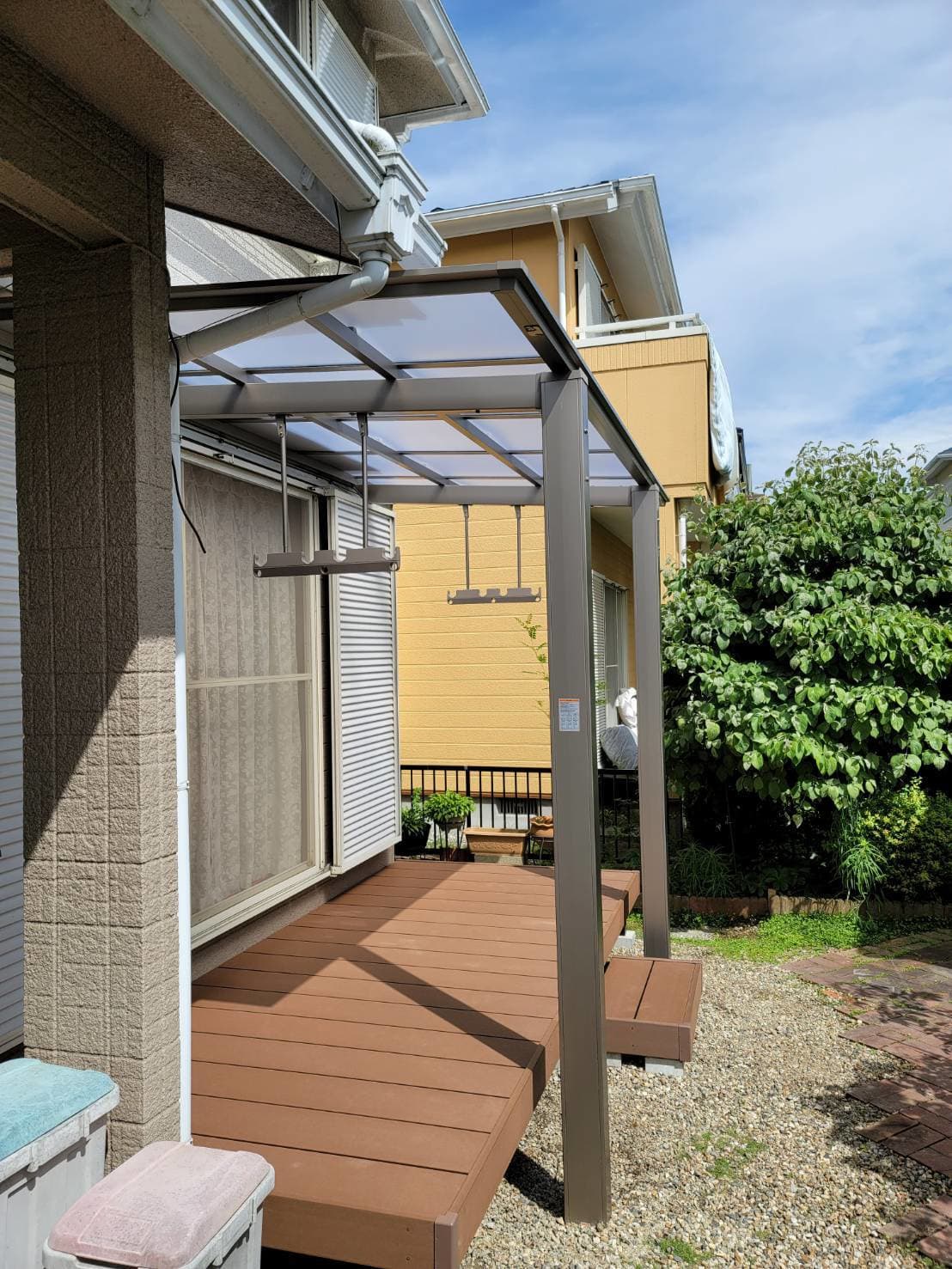 テラス新設工事 | 名古屋市北区のエクステリア工事ならイズ美