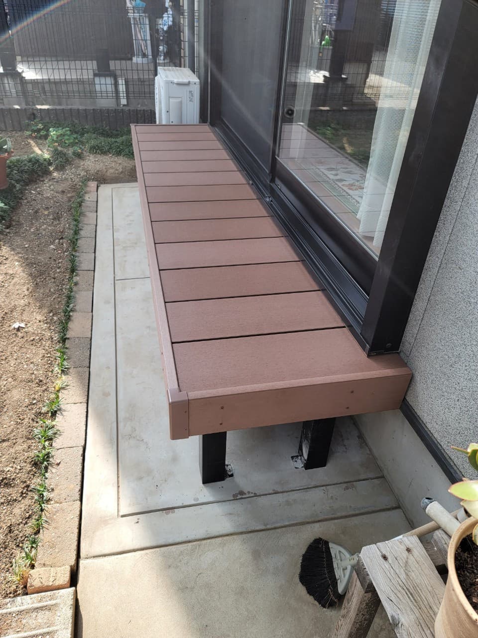 ウッドデッキ設置 | 名古屋市北区のエクステリア工事ならイズ美